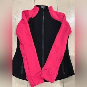 Women's Vibrant Pink and Black Ski Jacket